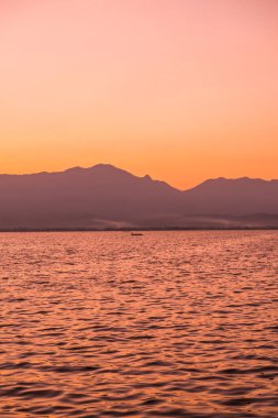 Kwan Phayao, Tayland 'da gün batımı.