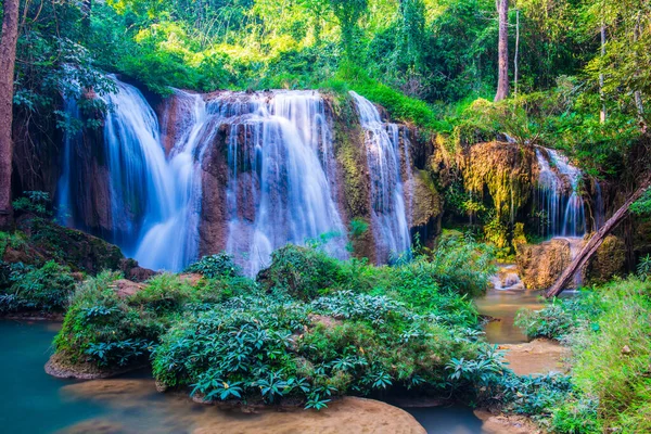 Than Sawan Waterfall in Doi Phu Nang National Park, Thailand.