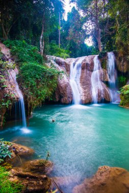 Than Sawan Waterfall in Doi Phu Nang National Park, Thailand.