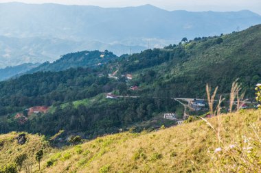 Tayland 'ın Chiangrai eyaletindeki Doi Pha Tang' da Dağ Manzarası.