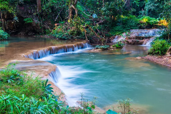 stock image Water flowing at Than Sawan waterfall, Thailand.