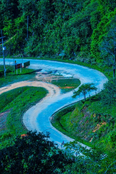 Дорога Дой Пха Тан Провінції Чіанграй Таїланд — стокове фото