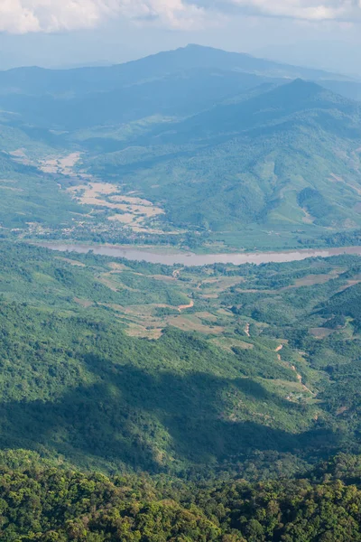 stock image Top View at Doi Pha Tang in Chiangrai Province, Thailand.