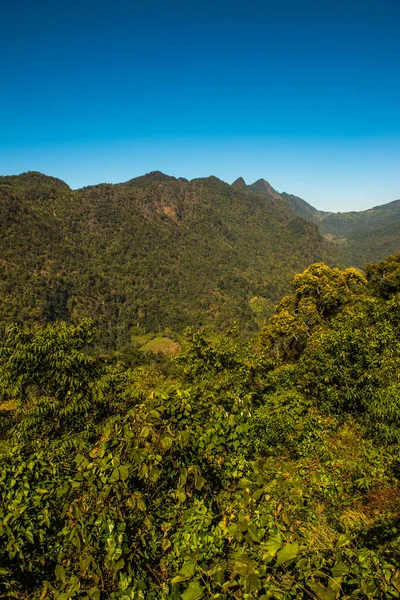 Blick Auf Die Berge Der Provinz Chiangmai Thailand — Stockfoto