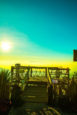 Mon Sone bakış açısıyla gün doğumu, Tayland.