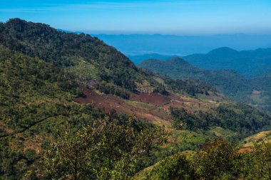 Doi Ang Khang, Tayland 'da dağ manzarası.
