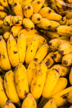 Bir grup ekilmiş muz, Tayland.