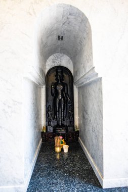 Beautiful graven image in Chong Kham temple, Lampang province.