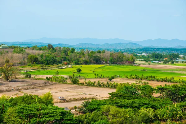 Chiang Rai, Tayland 'daki Mae Khachan manzarası.