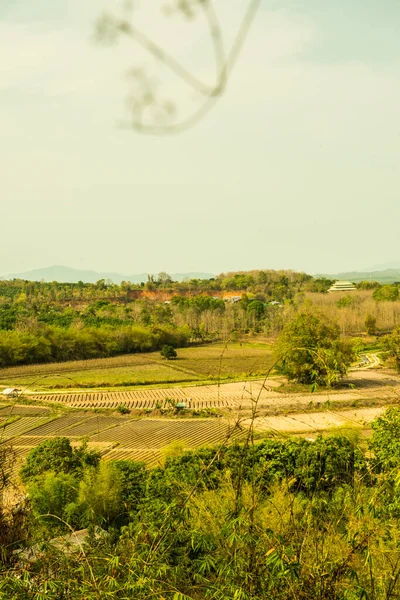 Uitzicht Mae Khachan Provincie Chiang Rai Thailand — Stockfoto