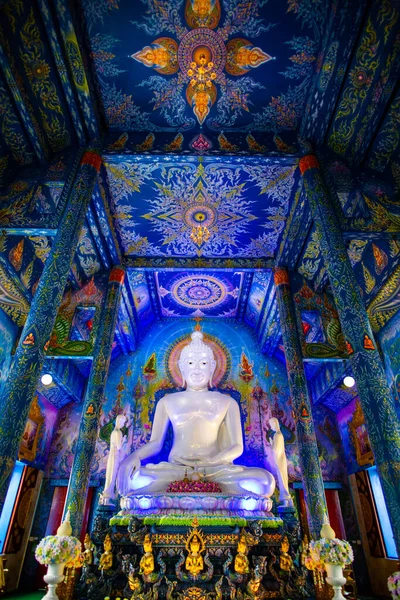 Chiang Rai Thaïlande Octobre 2019 Bouddha Blanc Dans Temple Rong — Photo