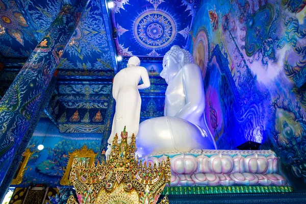 Chiang Rai Thailand Október 2019 Fehér Buddha Rong Seur Tíz — Stock Fotó