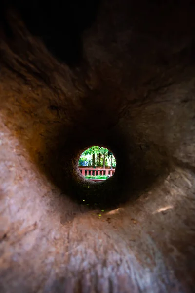 Hole Log Phra Kaew Temple Thailand — Stock Photo, Image
