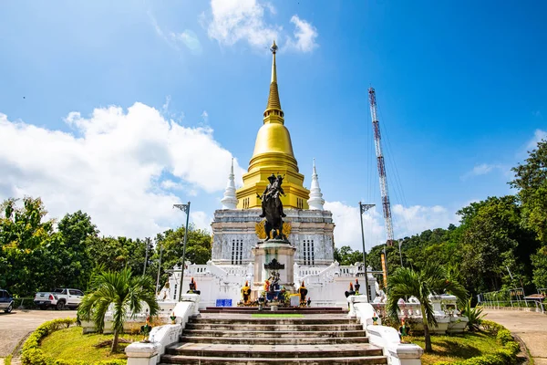 Pra Maha Chedi Chanasuk Pagoda Monument King Naresuan Chiang Rai — Photo