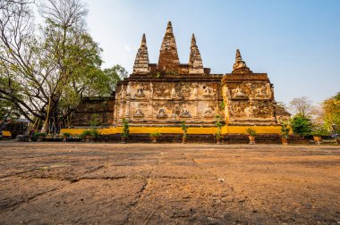 Ancient pagoda in Chet Yod temple, Chiang Mai province.