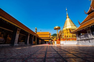 Wat Phra That Doi Suthep or Phra That Doi Suthep temple in Chiang Mai province, Thailand.
