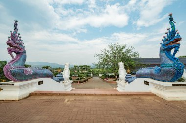 Main entrance of Ban Den temple, Chiang Mai province.