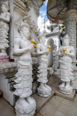 San Pa Yang Luang Tapınağı, Tayland 'da güzel bir kalıp sanatı..