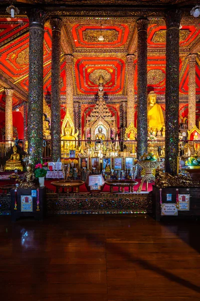 Lampang Thailand March 2020 Old Buddha Sri Rong Muang Temple — Foto de Stock