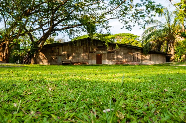 stock image Vintage building with beautiful park in Chiang Mai province, Thailand.