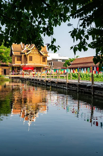 Stock image Jedlin Temple in Chiang Mai Province, Thailand.