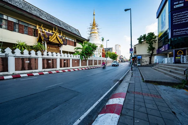 Chiang Mai Thailand April 2020 Chiang Mai Town Chang Khlan — Zdjęcie stockowe