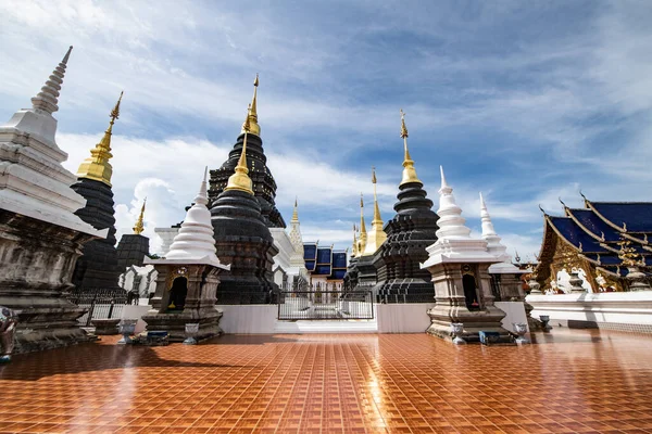 Chiangmai Thailand July 2019 Beautiful Pagoda Blue Sky Den Salee — Photo