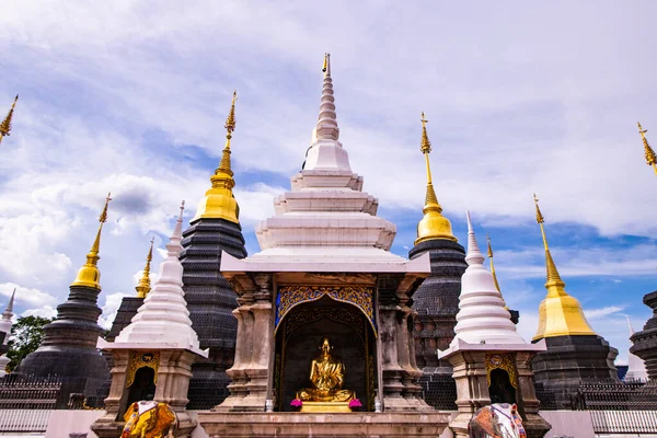 Chiangmai Thailand July 2019 Beautiful Pagoda Blue Sky Den Salee — 스톡 사진