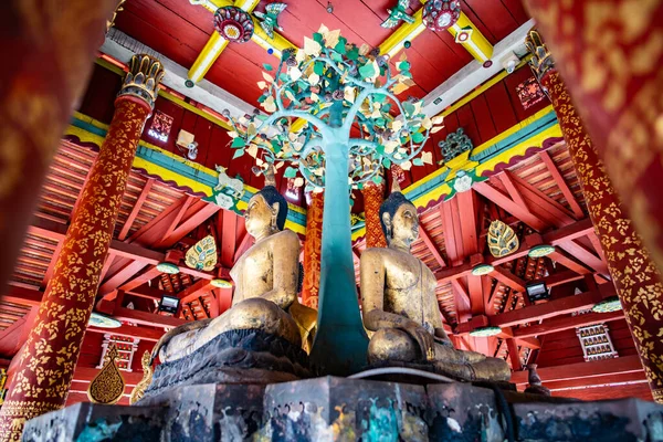 Ancient Buddha Pong Sanuk Temple Lampang Province — Foto de Stock