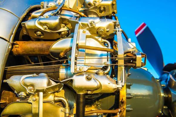 Крупный План Авиационного Двигателя Таиланд — стоковое фото