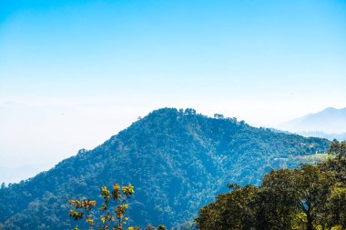 Tayland 'ın Chiangmai eyaletindeki dağ manzarası..