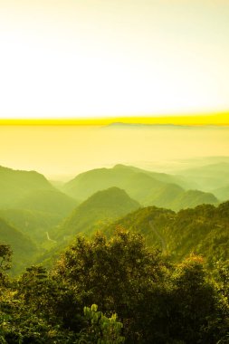 Mon Sone bakış açısıyla gün doğumu, Tayland.