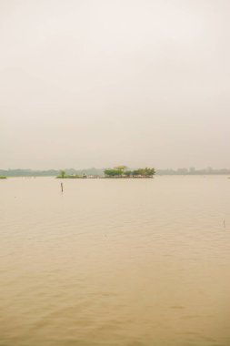 Tilok Aram temple in Kwan Phayao lake, Thailand.