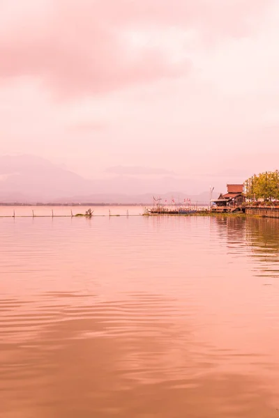 Jezioro Kwan Phayao Tajlandia — Zdjęcie stockowe