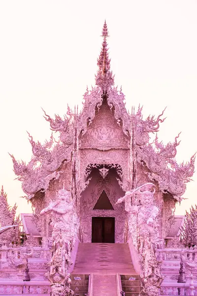 Templo Rong Khun Provincia Chiang Rai Tailandia — Foto de Stock