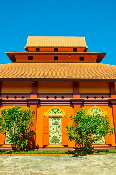 Beautiful Lanna Style Building Wiang Long Cultural City Thailand — Stock Photo, Image