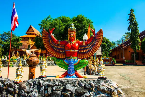 Garuda Standbeeld Plaats Van Meditatie Thailand — Stockfoto
