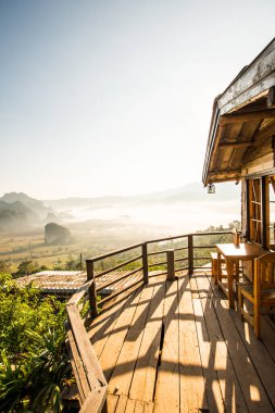 Phu Langka Ulusal Parkı, Tayland Güzel Dağ Manzarası.