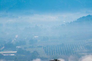 Phu Langka Ulusal Parkı, Tayland Güzel Dağ Manzarası.