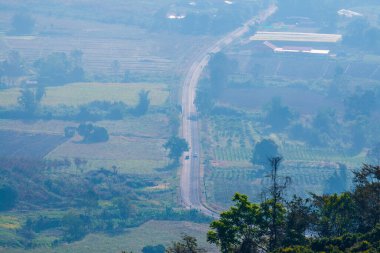 Phu Langka Ulusal Parkı, Tayland Güzel Dağ Manzarası.