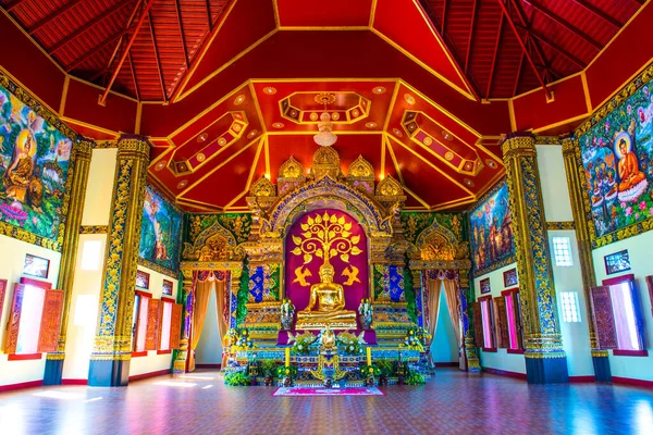 Gyönyörű Buddha Szobor Prayodkhunpol Wiang Kalong Templom Thaiföld — Stock Fotó