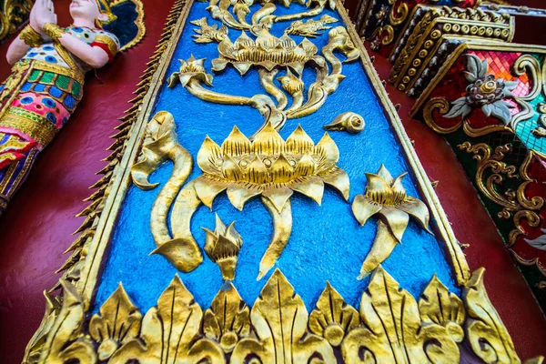 Тайский Стиль Литья Искусства Prayodkhunpol Wiang Kalong Храм Таиланд — стоковое фото