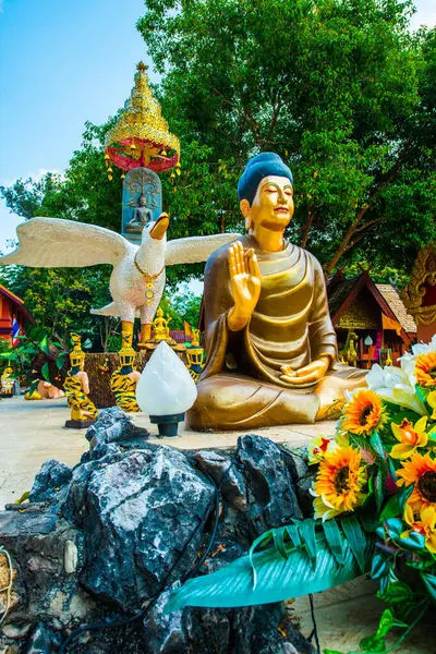 Estatua Del Budismo Wiang Long Ciudad Cultural Tailandia —  Fotos de Stock