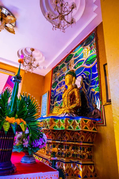 Sri Ariyamettai Santo Buddista Nella Città Della Cultura Wiangkalong Thailandia — Foto Stock