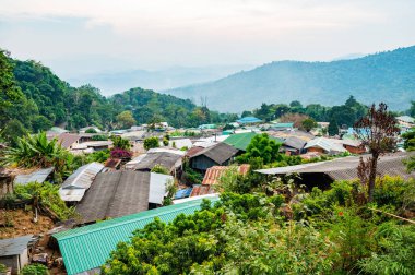 Doi Pui Mong hill tribe village at Doi Suthep Pui national park, Thailand.