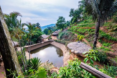 Park at Doi Pui Mong hill tribe village, Chiang Mai province..