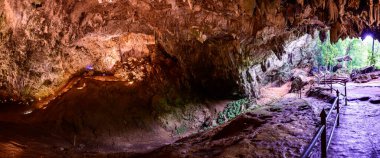 Landscape of Thamluang cave in Thamluang Khunnam Nangnon National Park, Chiang Rai province.