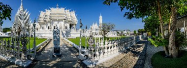 Rong Khun Tapınağı Panorama Manzarası, Chiang Rai Eyaleti.