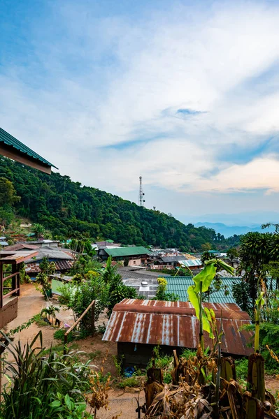 Doi Suthep Pui国家公园Doi Pui Mong山村 — 图库照片