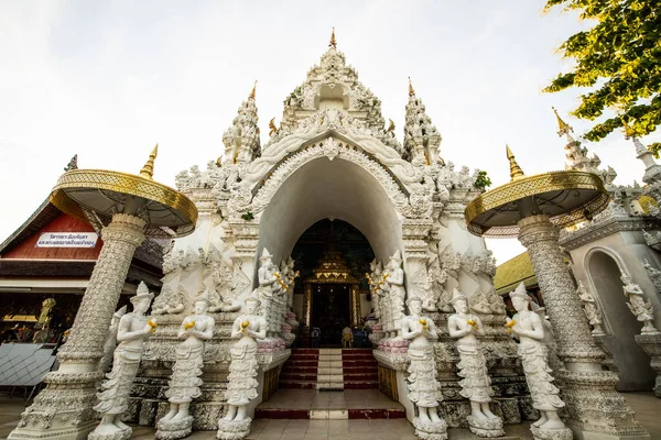 San Yang Luang Temple Lamphun Province Thailand — Stock Photo, Image